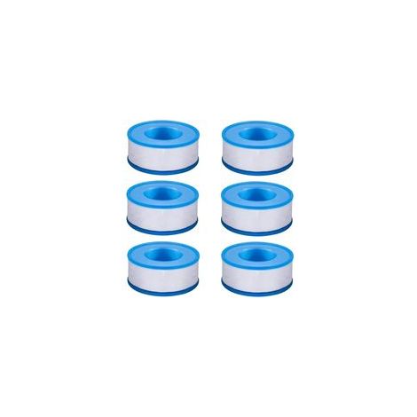 Tuyau Ptfe Eau Plombiers Téflon de Plomberie Joint Rubans d'Étanchéité pour Tête de Tuyau de Douche 6 Rouleaux 3/4 Pouces(18m) (1/5)