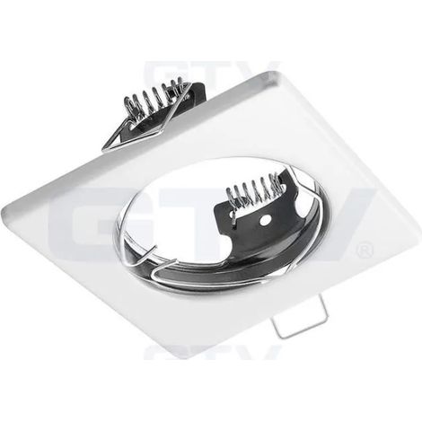 Lámpara gtv parma IP20 ángulo ajustable acero blanco
