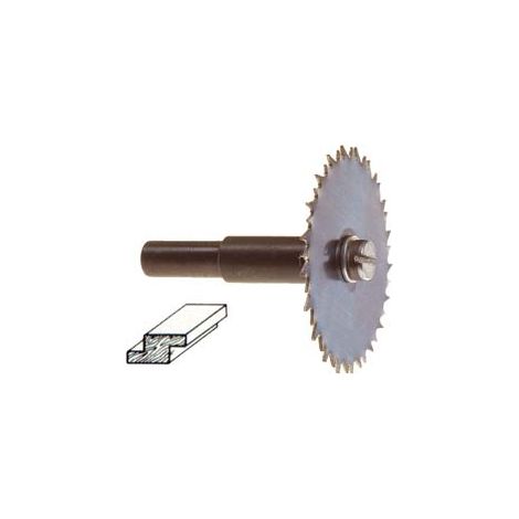 FRESA CIRCOLARE A SEGA- - ø mm.45x1,5 codolo mm.8, per il legno PG 370.00 - 1 blister PG