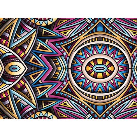 Tela decorativa para exteriores Oxford - Motivo de estampado oriental - Atrapasueños I DR218 (1/5)