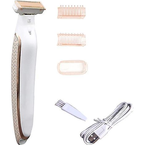 Épilateur électrique rechargeable USB pour femmes, rasoir portable pour cheveux (1/5)
