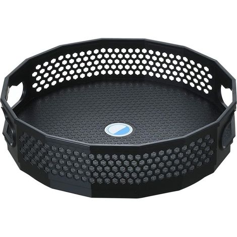 plateau tournant, Rangement épices ournant en Plastique pour épices Condiments Rangement de Cuisine, Plateau tournant placard cuisine, Plateau tournant epices (noir) (1/5)