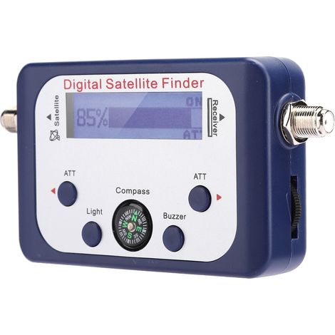 Détecteur de signal satellite numérique portable 950-2150 MHz avec écran LCD (1/5)