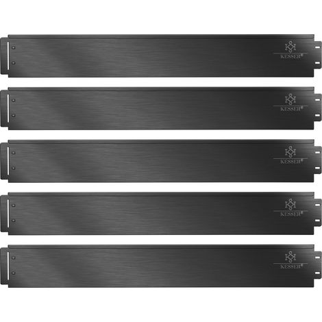 KESSER® Rasenkante Beeteinfassung Beetumrandung 5m 10m 15m 20m 25m 30m 35m 40m 45m 50m 100x14cm oder 100x18cm Beetbegrenzung Rasenbleche Mähkante Schwarz / Länge 30m - Höhe 14cm