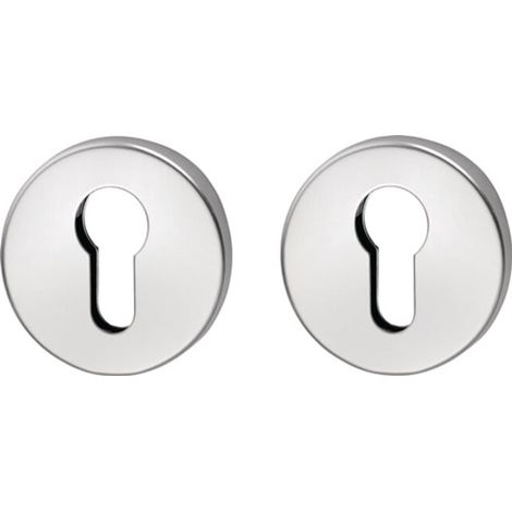 edi Schlüsselrosetten-Paar 056 VA F00 Schildst.8mm PZ rd - 1056/0000/00 (1/3)