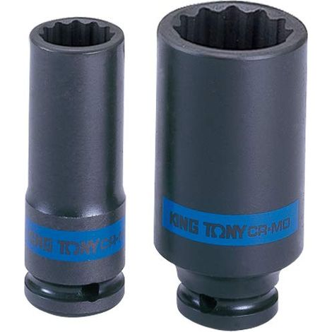 King tony nasadka długa udarowa cienkościenna 1/2" 15mm x 80mm, 12-kąt