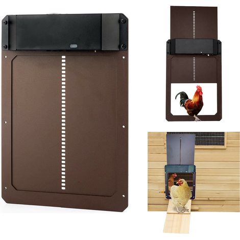 Porte automatique de poulailler Détecteur de lumière Porte automatique de poulailler multi-mode (1/5)