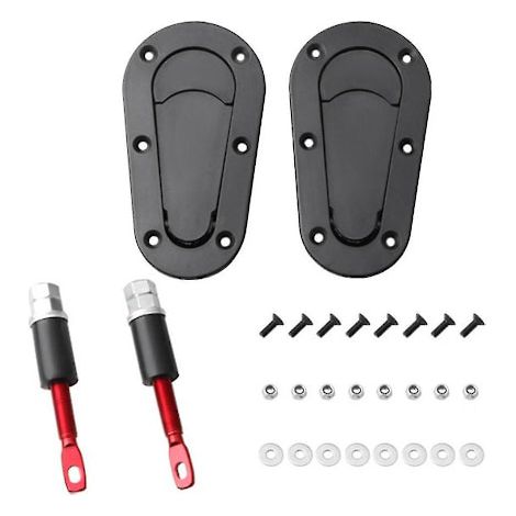 Verrous de capot universels, goupilles de verrouillage de capot, kit de verrouillage de capot, accessoires auto (sans verrou).