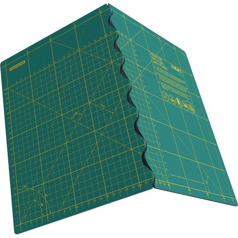 Tapis de découpe pliable OLFA 460 x 320 mm pour patchwork et travaux multi-usages