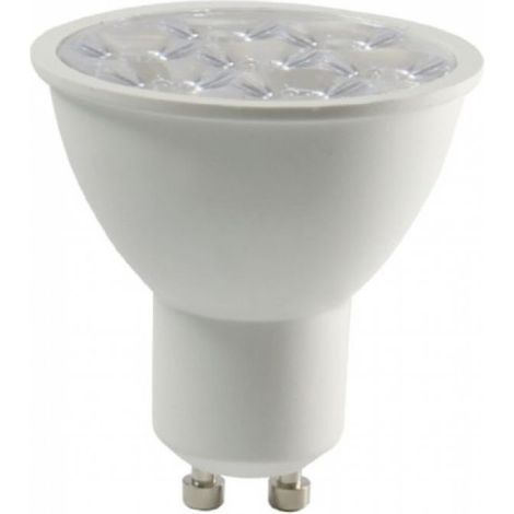 Foco LED V-TAC con chip Samsung GU10 de 6 W, ángulo de haz de 10°, blanco frío