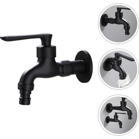 Robinet Évier Utilitaire Cuivre Robinet Mural Simple à Bec Unique Pour Machine à Laver Accessoires De Buanderie (1/5)