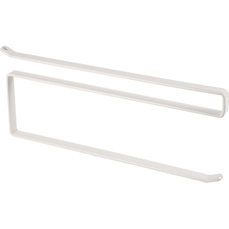 Porte-serviettes en papier sous meuble, support mural en acier inoxydable pour cuisine, organisateur de rangement suspendu, finition brossée, robuste et gain de place. (1/5)
