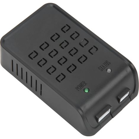 Lithium-Akkuladegerät mit zweifarbiger LED-Anzeige, ABS-Gehäuse, Akku-Balancing-Funktion für Modellflugzeuge, EU-Stecker, 100–240 V (1/5)