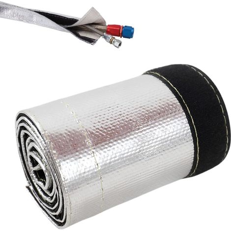 Aluminum and titanium heat protection hose (1/5)