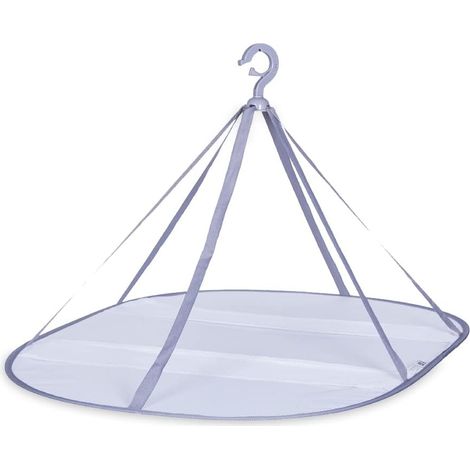 Séchoir à linge pliable en filet, séchoir à pulls suspendu et pliable, extérieur, intérieur, portable (1 pièce, 1 couche) (1/5)