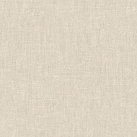 Papier peint intissé uni beige Tapisserie aspect textile pour chambre et couloir Papier peint lavable idéal pour salon (1/4)
