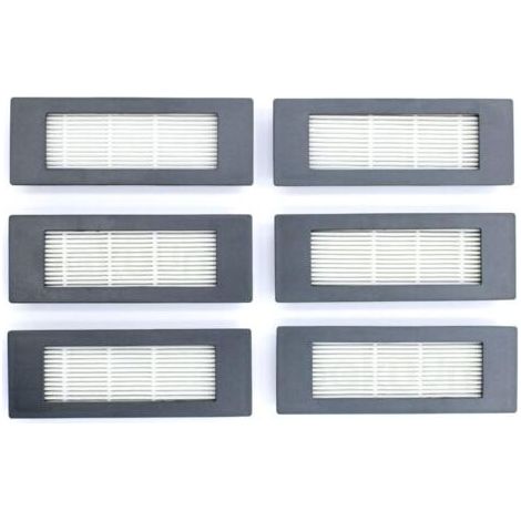 Pack de 6 filtres HEPA pour iRobot Roomba Combo,R111840. Filtres HEPA pour améliorer le nettoyage de votre robot aspirateur. Accessoire robot aspirateur. (1/5)