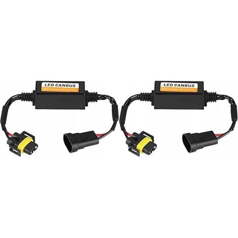Decodificatore a resistori, 2 pezzi Faro a LED senza errori e anti-sfarfallio 9006 9005 (1/3)
