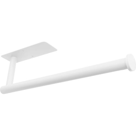 Porte Essuie Tout Auto-adhésif Supports pour Papier Essuie-Tout Mural Sopalin Rouleau Cuisine Acier Inoxydable Blanc (1/3)