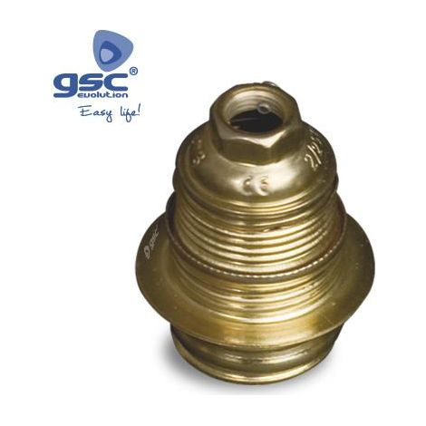Portalampada in metallo filettato E14 GSC 002200293