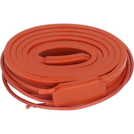 Silikon-Heizband, Heizgürtel, wasserdicht, 15 x 1000 mm, 75 W, 220 V Wechselstrom