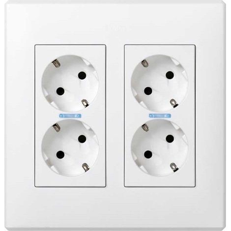Kit eléctrico 2 módulos blanco SIMON 51000201-030