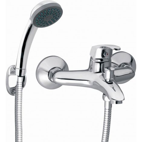 Grifo de bañera básico de pared, cromado (1/2)
