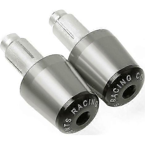 Embouts de guidon de moto CNC 7/8 22 mm pour Honda CBR 600 900 1000RR, Kawasaki Z1000 et Suzuki GSR 650 750 (gris) (1/5)