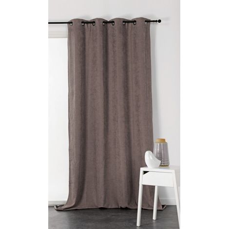 Rideau "Alaska" isolant 3 en 1 thermique, phonique et obscurcissant - 140x260cm - Taupe (1/2)