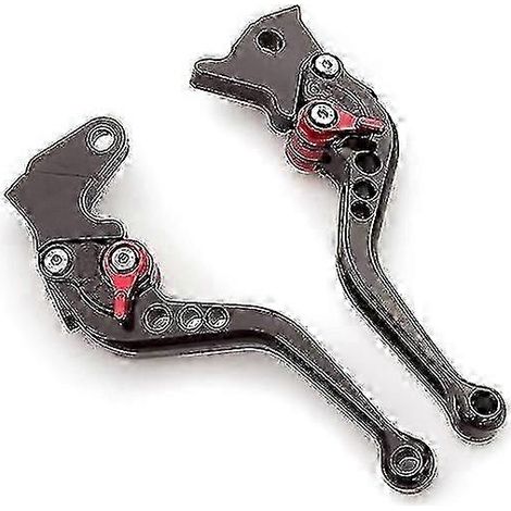 Leviers de frein et d'embrayage 3D uniques pour moto Honda CBR900RR CBR900RR 1993-1999, accessoires de poignée de frein pour moto (court, noir) (1/5)