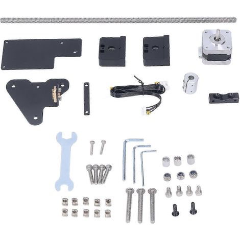 Ensemble de support moteur pas à pas et vis mère pour axe Z double, kit d'élévation imprimante 3D Ender 3, pièces de rechange avec fixation robuste (1/4)