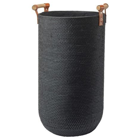 Aquanova Cino Panier à linge 58L Noir (1/3)