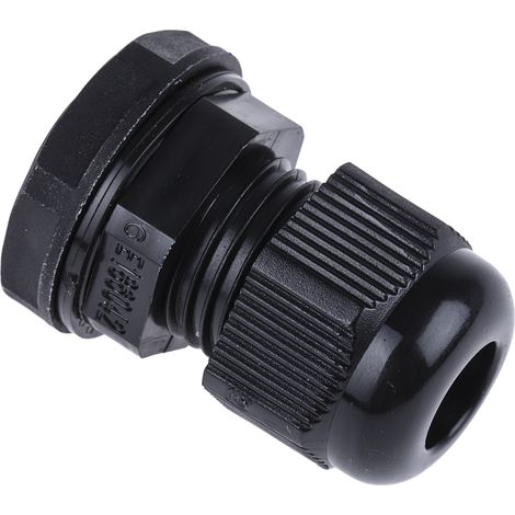 Presse-étoupe PG9 en Nylon 66 pour câble de 4mm à 8mm, avec contre-écrous, IP68 ( Prix pour Paquet de 10 ) (1/3)
