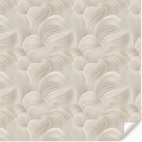 Papier Peint Lines - Ventilateur - Beige 300x300 cm (1/5)