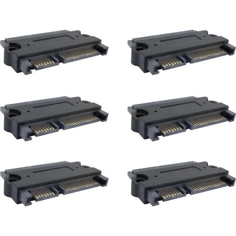 6X Adaptateur de Convertisseur 22P 7 + 15 Male Vers 22Pin Femelle (1/5)