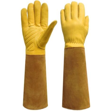 Gants de protection RONCIER épines et ronces - Taille 11.5cm - Brun (1/4)