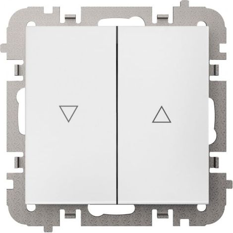 Vestra Jalousieschalter ohne Rahmen, Unterputzmontage, Schutzart IP20, weiß, 3816-10
