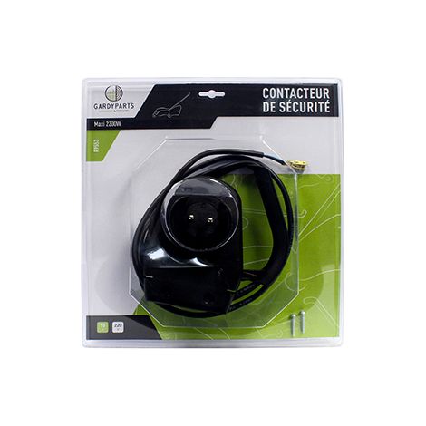 Contacteur De Sécurité Pour Tondeuse électrique 10a, Max 2200w. Protection Contre La Surcharge. (sous Coque).