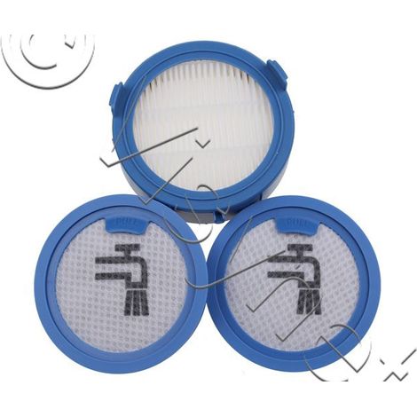 Lot de 3 filtres pour Aspirateur AEG 9009234379 (1/2)