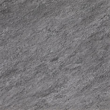 Carrelage effet Pierre Quartzite Gris Ombre 60x60x2 cm Teravio - Sol extérieur (vendu par carton de 0,72 m²) - RO'MA CARRELAGE