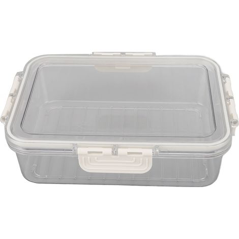 Aufbewahrungsbox für den Kühlschrank, Mehrzweckbehälter für Gemüse und Obst aus hochdichtem PET, für Picknicks in der Küche, ohne Abtropfkörbe. (1/5)