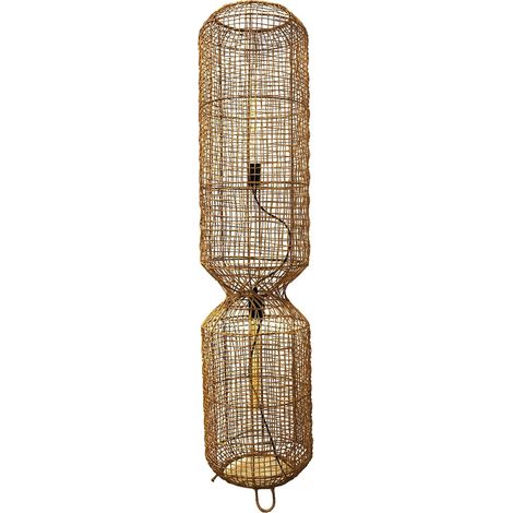 lampe sur pied en rotin naturel ambiance chaleureuse - rotin naturel clair (1/3)