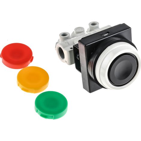 Vanne pneumatique SMC VM100 Bouton-poussoir (encastré) Pneumatic Relay, G 1/8, 1/8pouces ( Prix pour 1 )