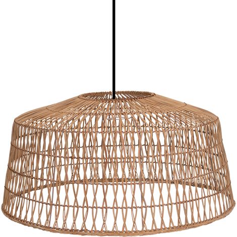 AMALFI ø79x38 cm Lampada a sospensione a cavo. Realizzata in fibre naturali. Lampadina non inclusa (1/3)