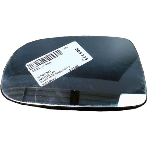 [PRODUIT D'OCCASION] Glace Retroviseur Exterieur G OPEL Corsa ♻️ Ref Oe. 9224240 - Garantie à vie (1/3)