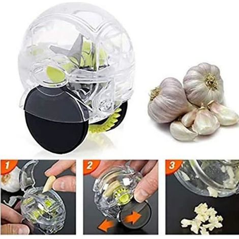 Gadget de cuisine en forme de roue,outil,hachoir,rouleau,aide,broyeur à main,articles,outils de cuisine- Black[F3155] (1/4)