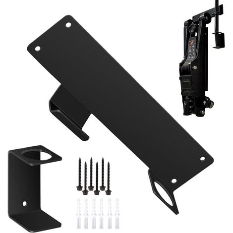 Support Mural pour cric hydraulique de Voiture, Support Mural, Multi usages, Application Rapide, 25,4 x 6 x 4,5 cm, pour Outils, mécanicien, abri de Jardin, Garage (1/5)