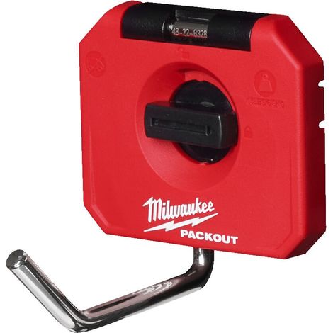 Gancio Singolo Diritto Corto di Stoccaggio Milwaukee 4932493383 Packout