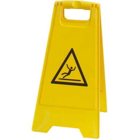 Panneau de danger, avec pictogramme : Danger surface glissante ( Prix pour 1 )