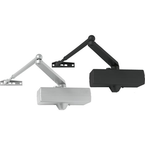 Chiudiporta aereo argento 182x71x71 mm